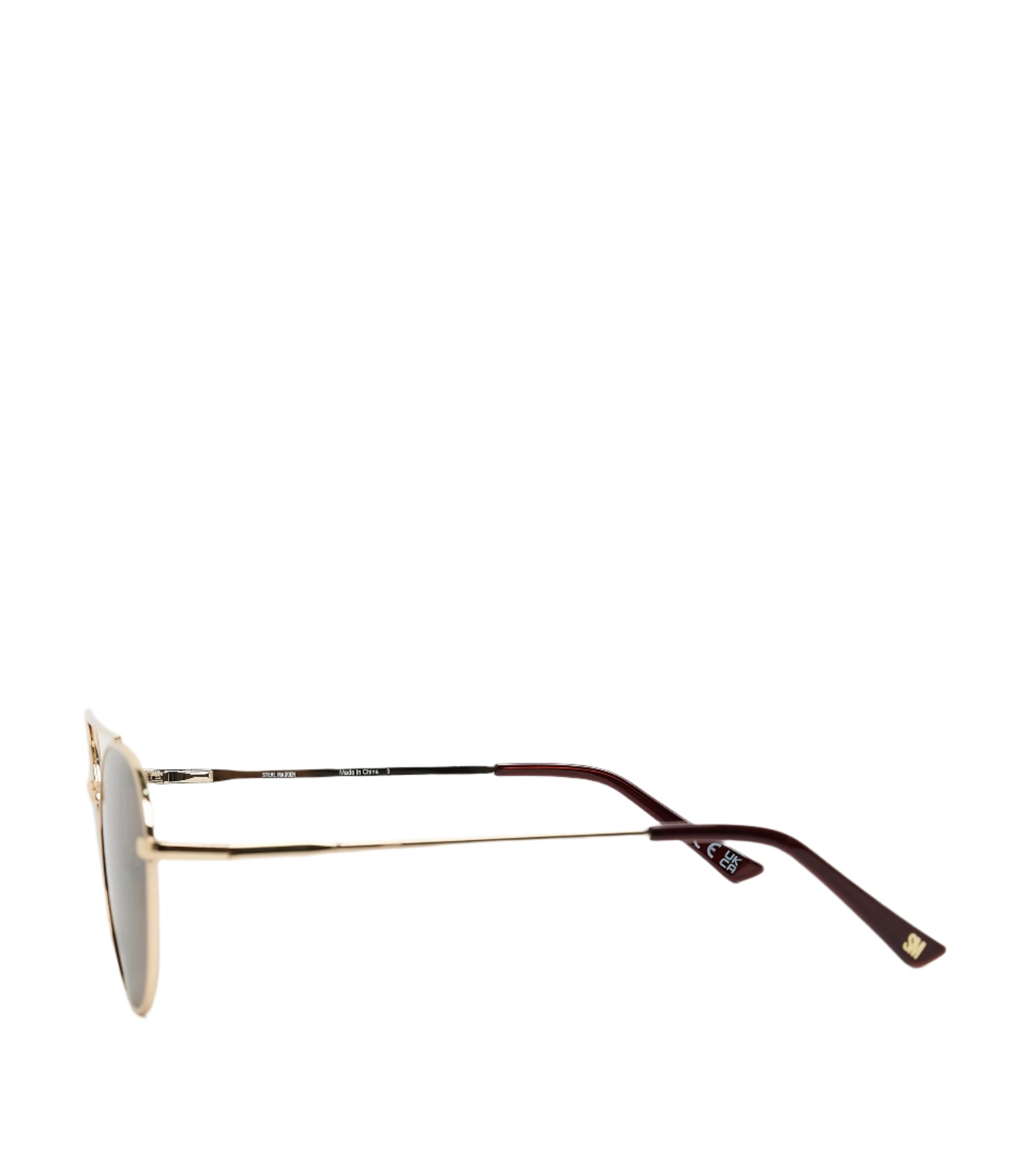 Classic Women's Gold Sunglasses - view 3