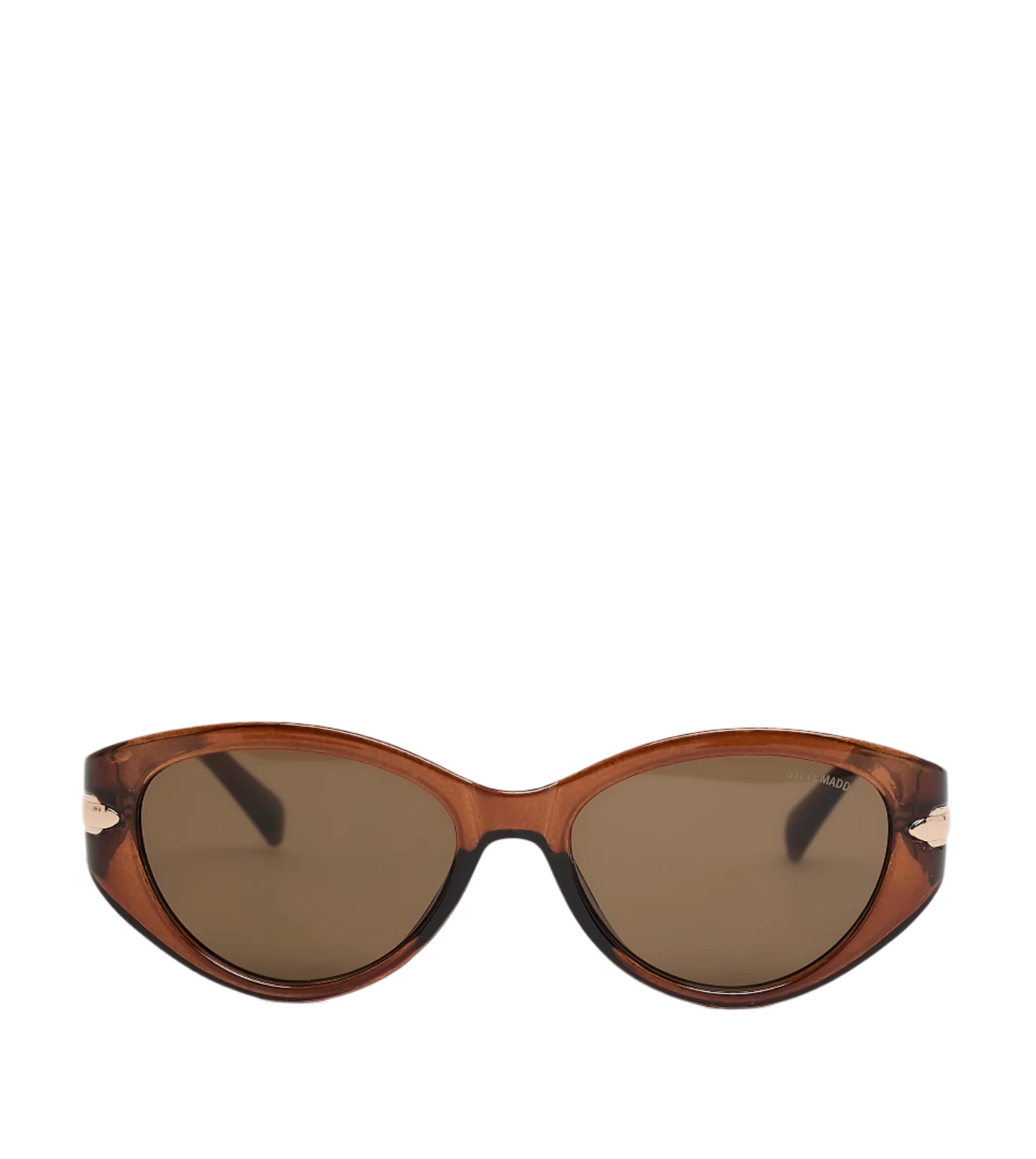 Sleek Women's Dark Brown Sunglasses