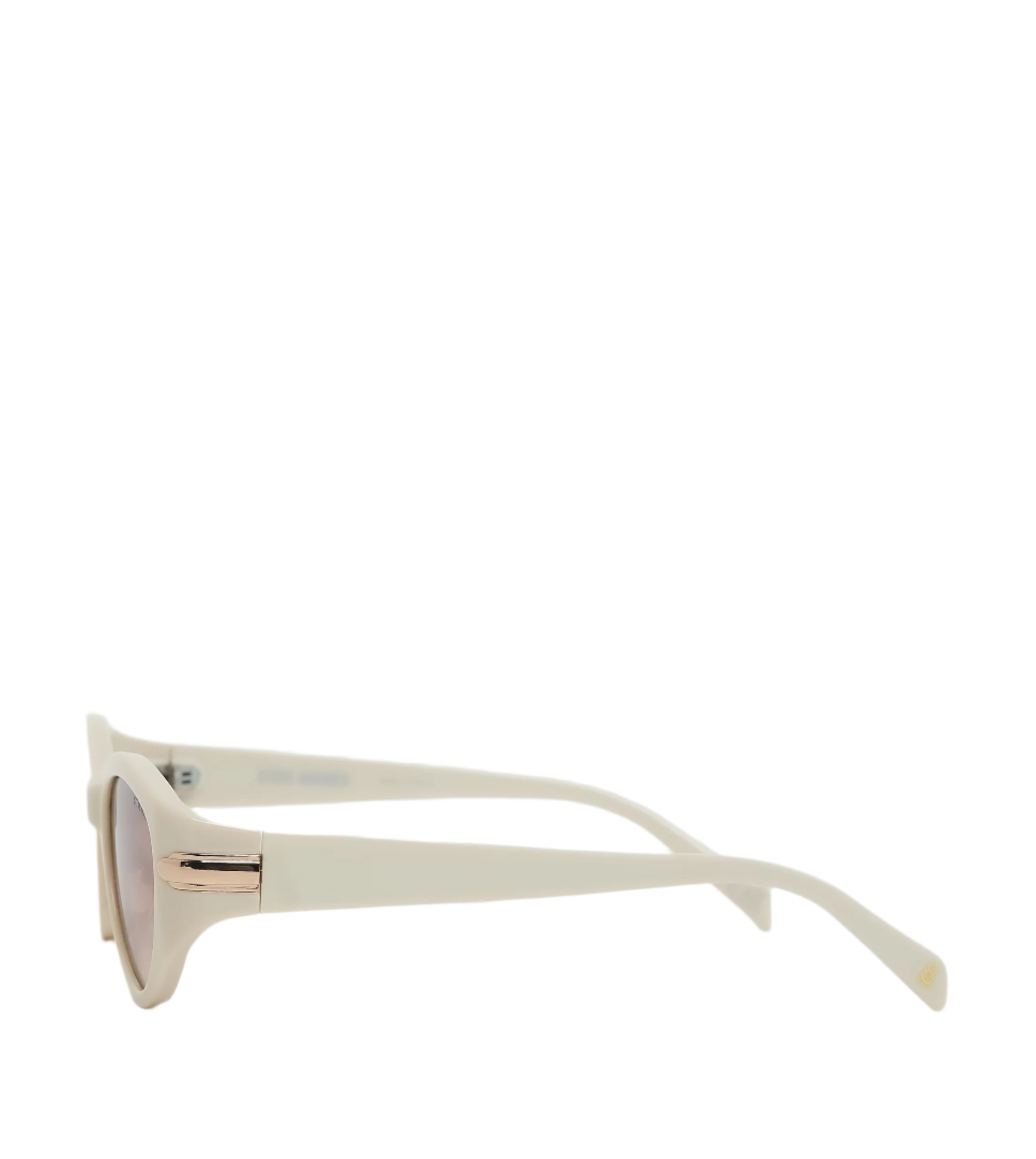 Sleek Women's Off White Sunglasses - view 3