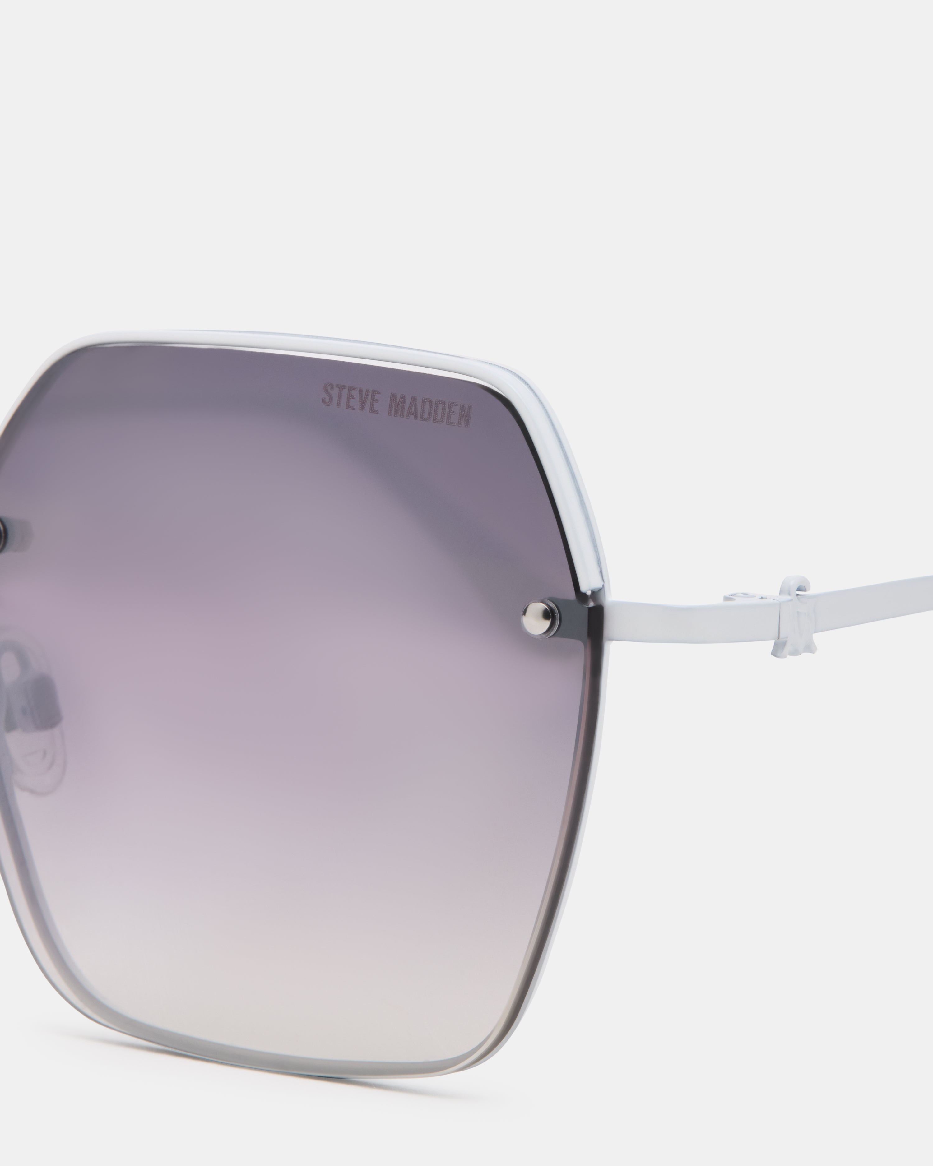 Davian White Sunglasses - view 2