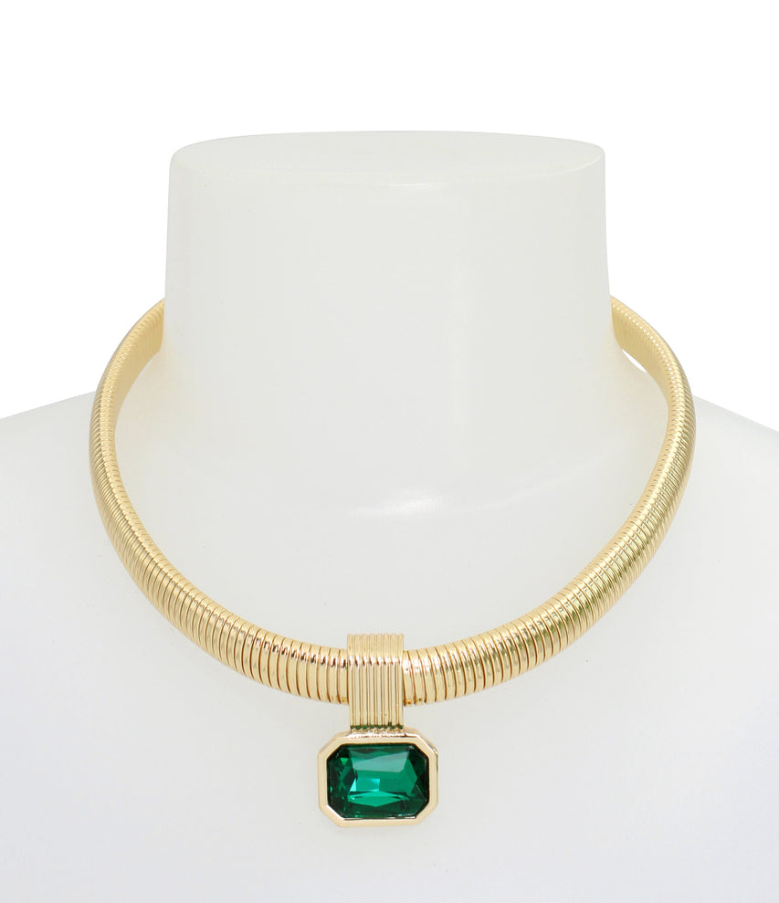 Trinkle Women's Gold Teal Necklace - view 3