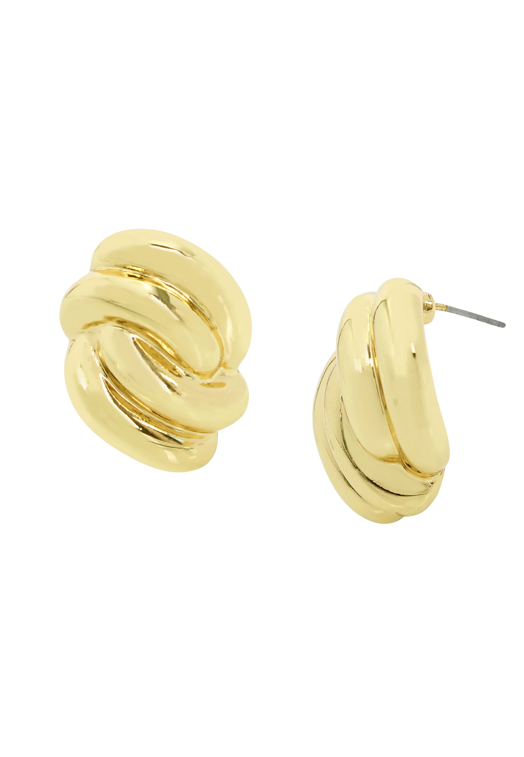 Knot Women's Gold Studs - view 3