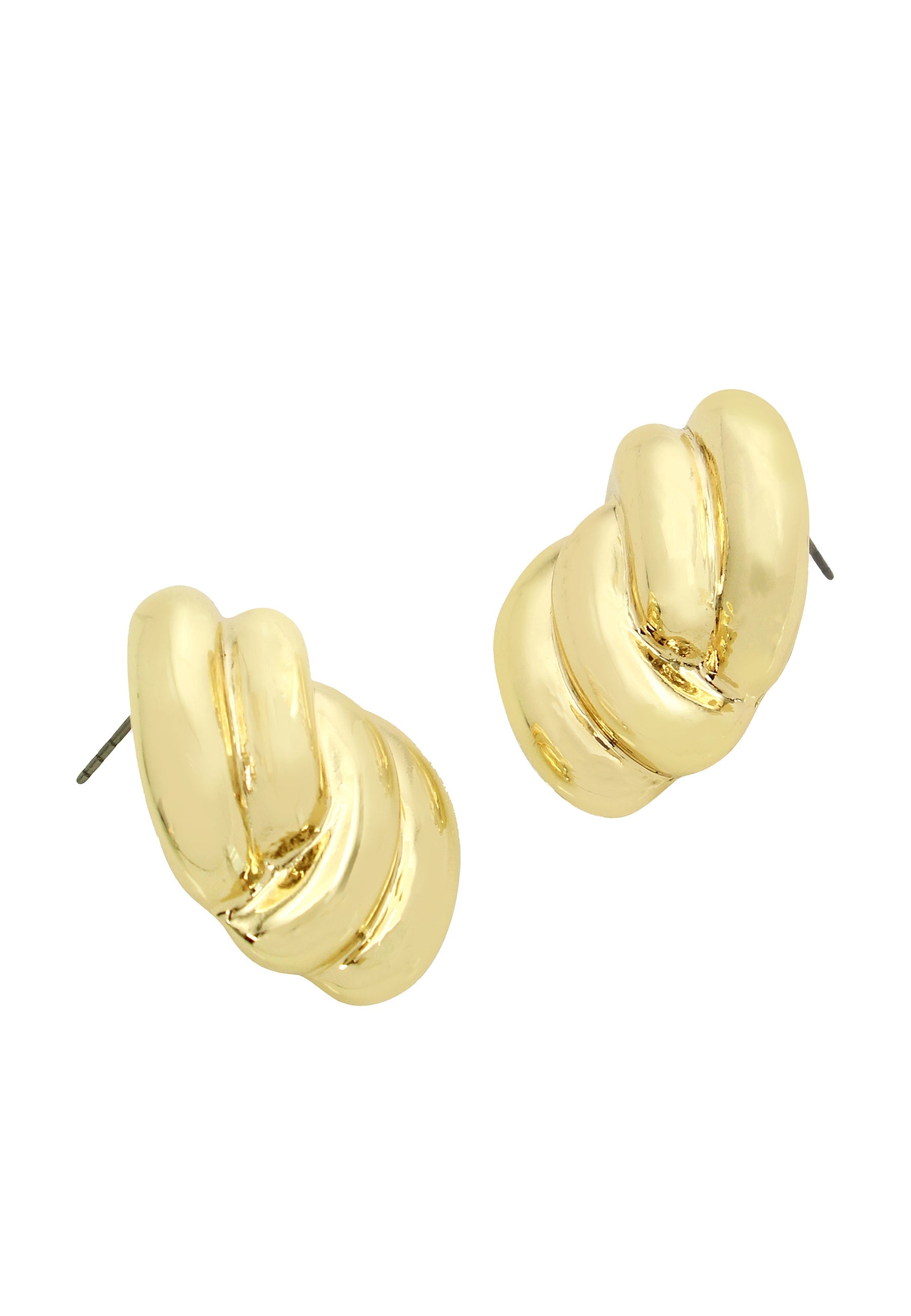 Knot Women's Gold Studs - view 2