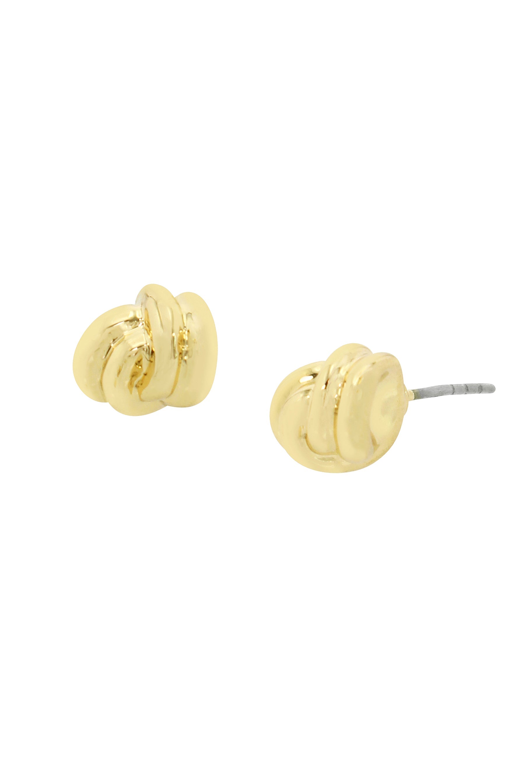 Knot Women's Gold Mini Studs - view 2
