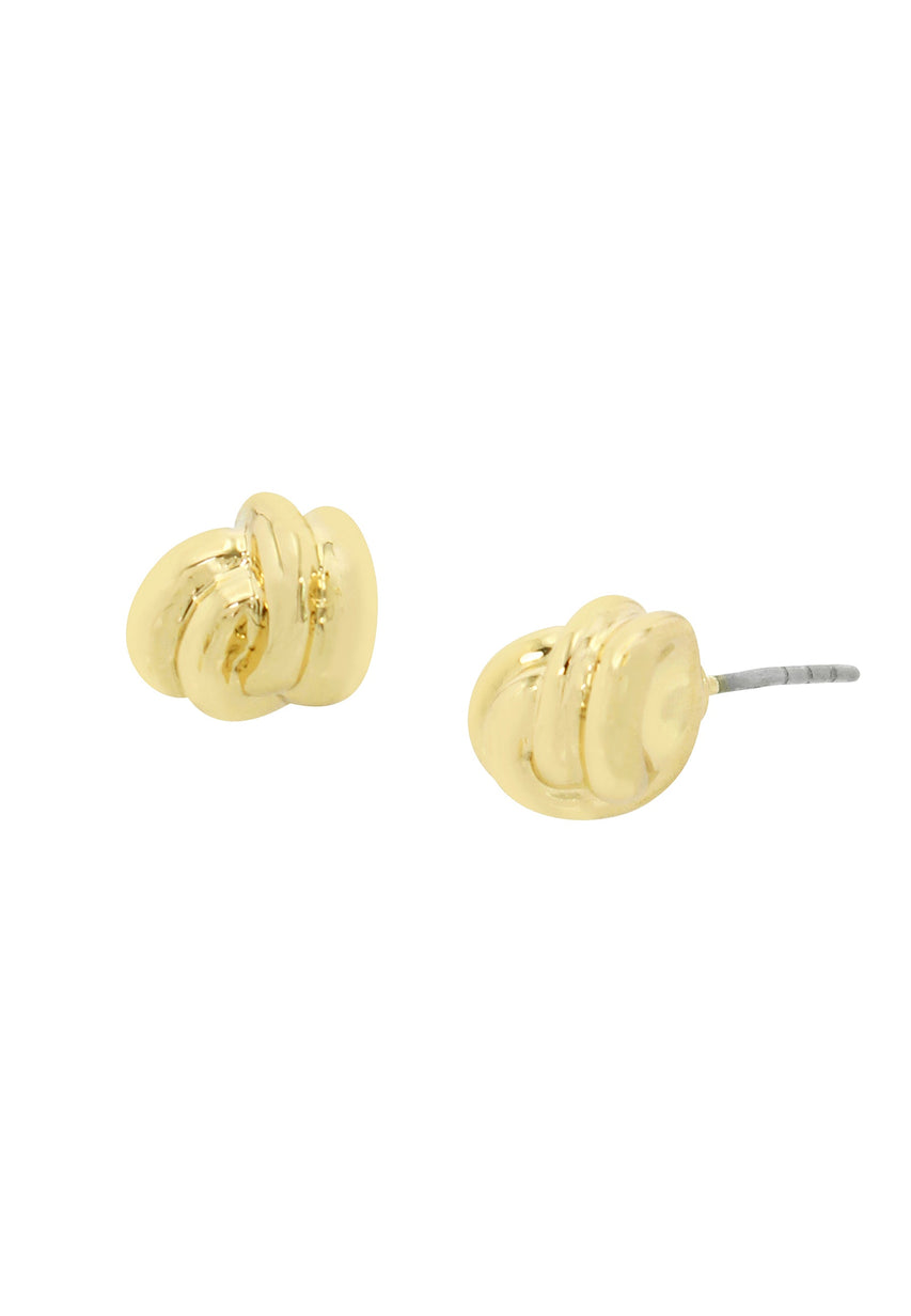 Knot Women's Gold Mini Studs - view 2