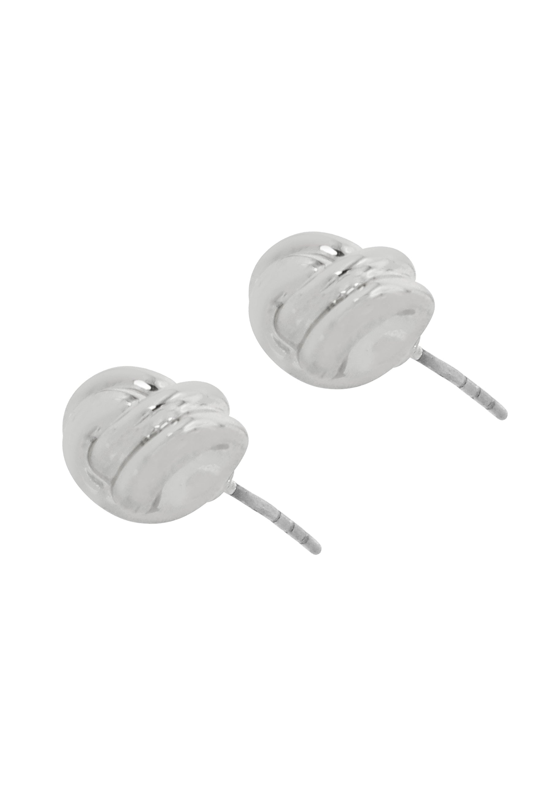 Knot Women's Silver Mini Studs - view 3