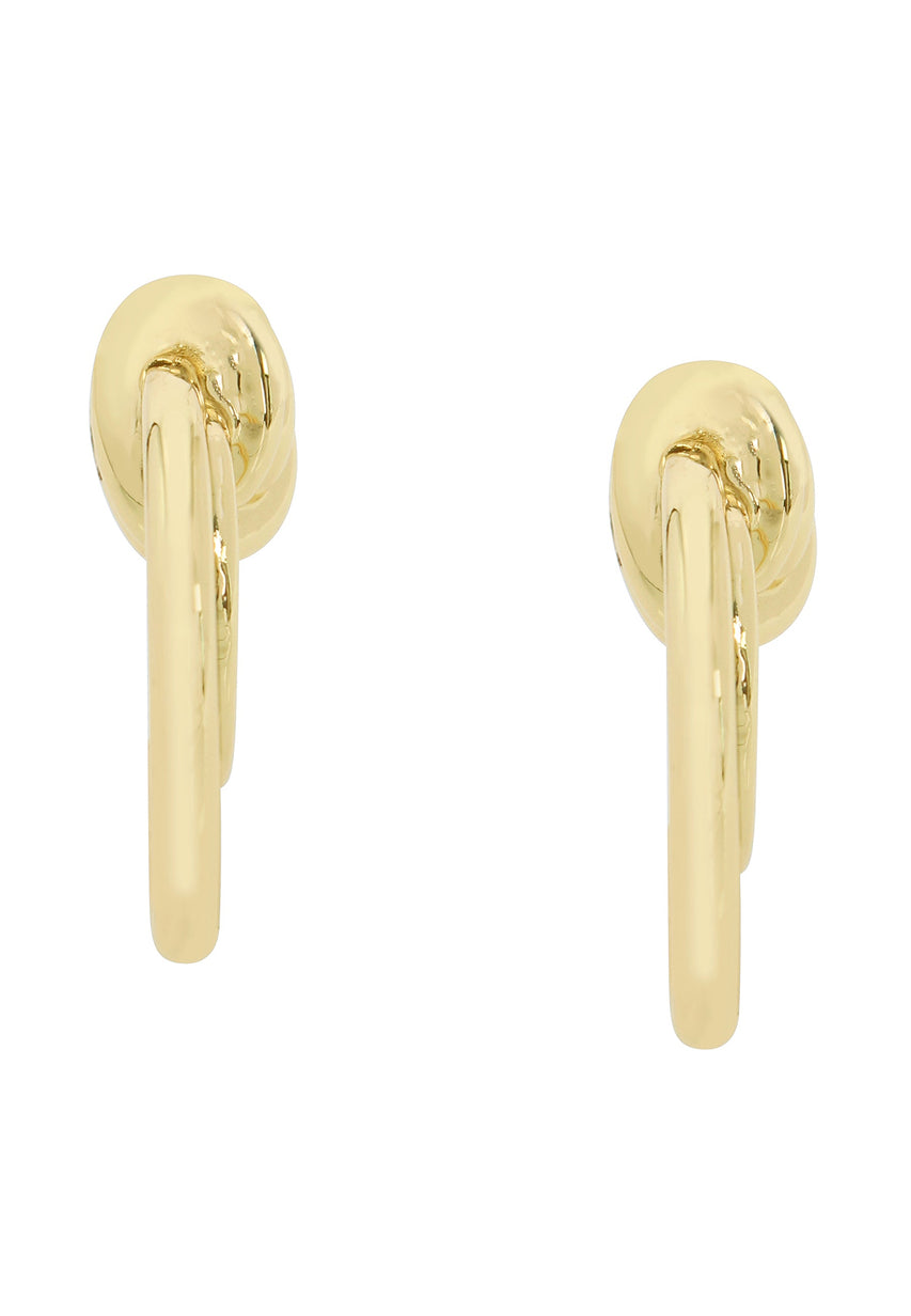 Knot Women's Gold Hoops