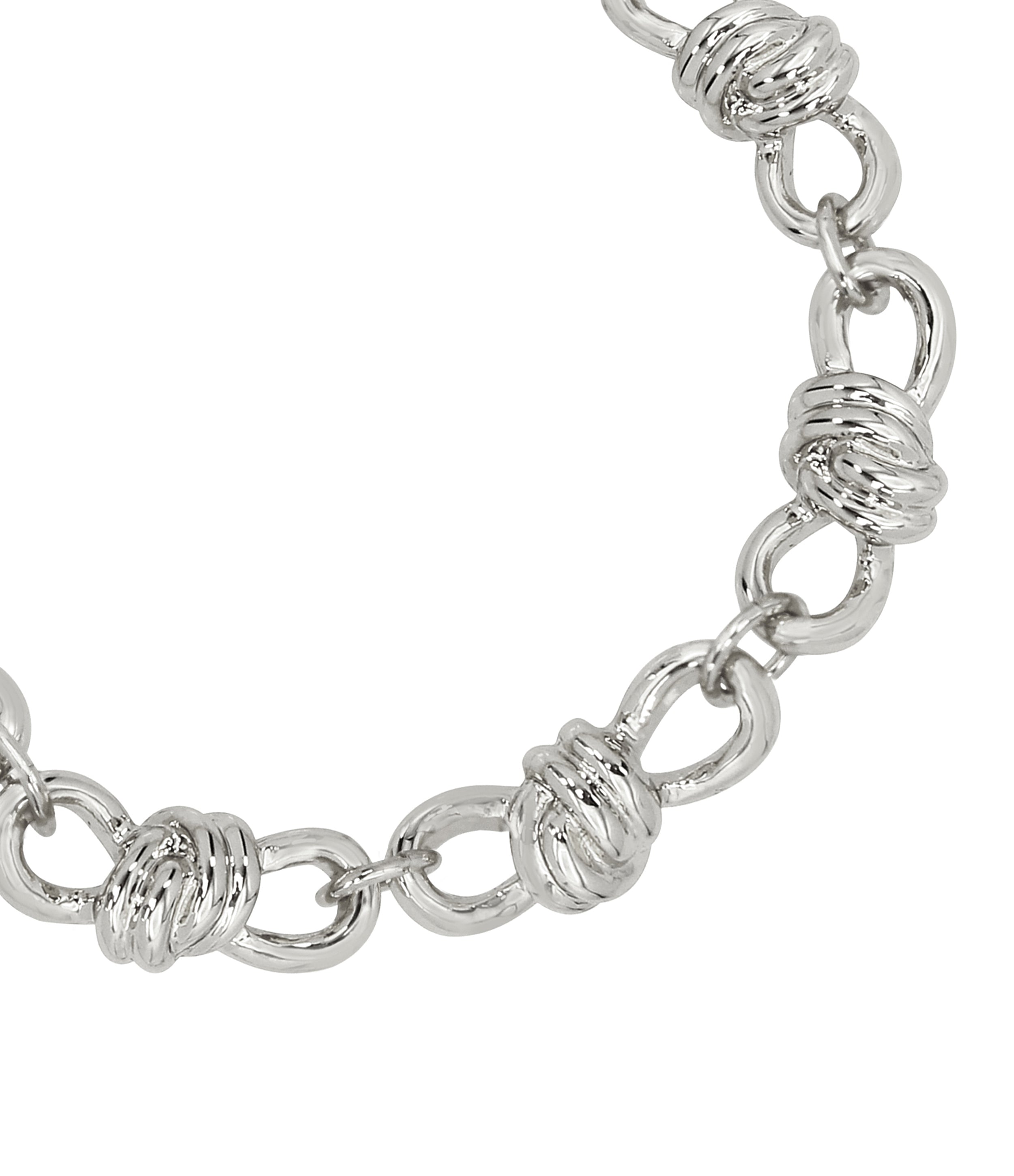 Knot Women's Silver Bracelet - view 4