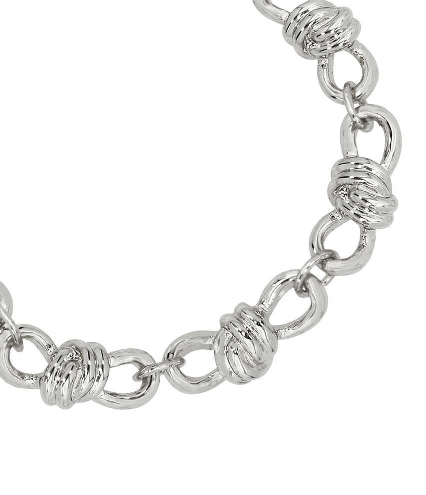 Knot Women's Silver Bracelet - view 4