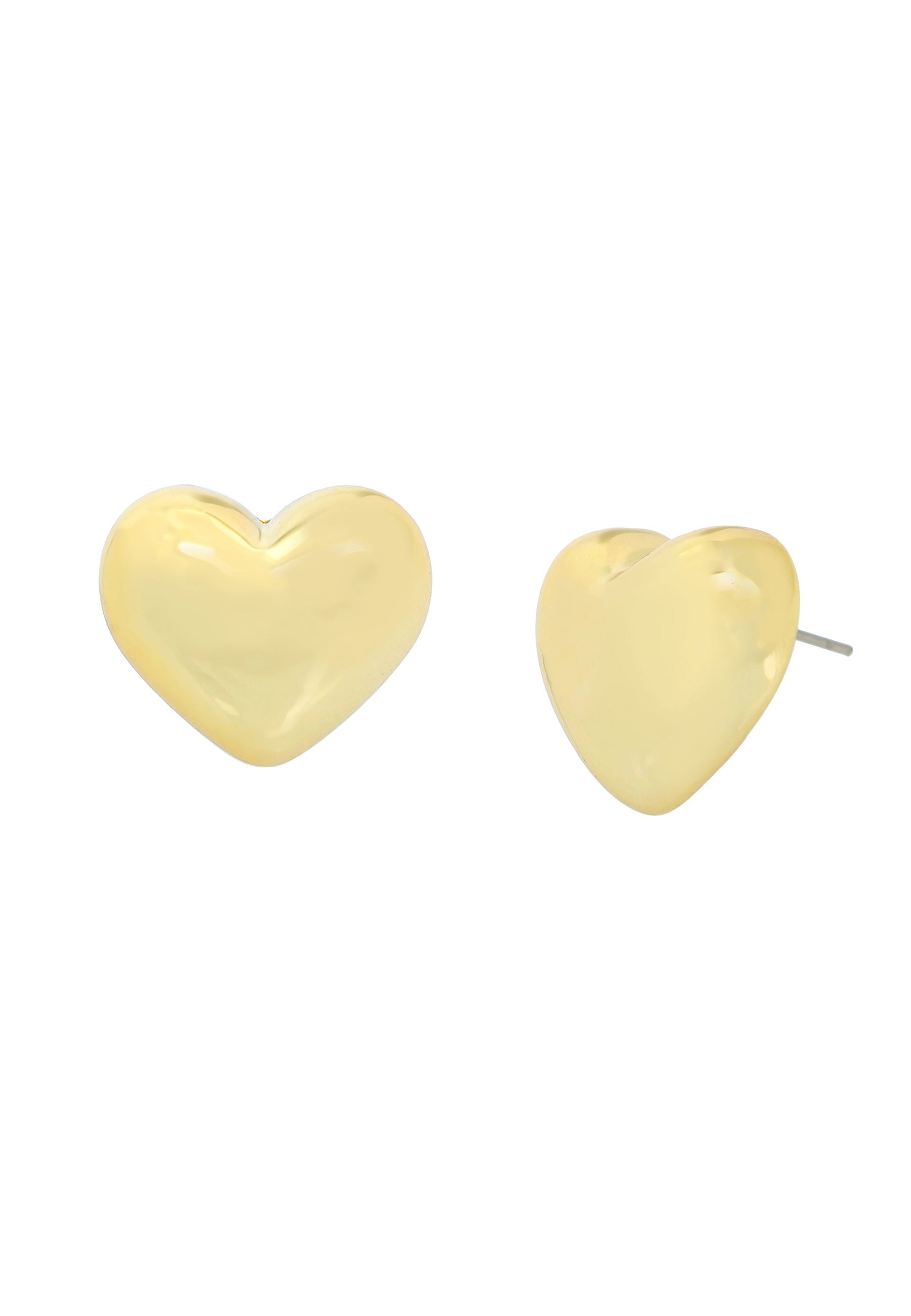 Heart Studs Women's Gold Earrings - view 2