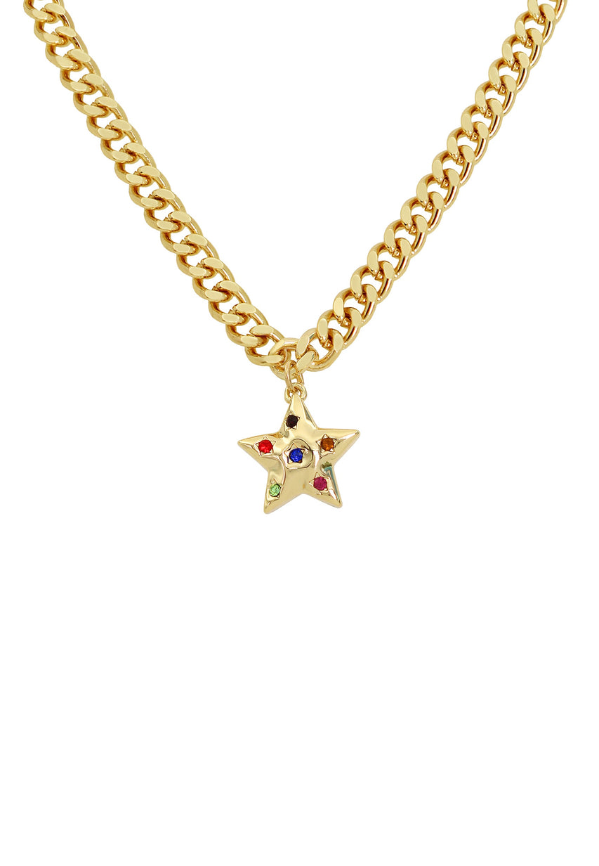 Star Women's Gold Pendant - view 3