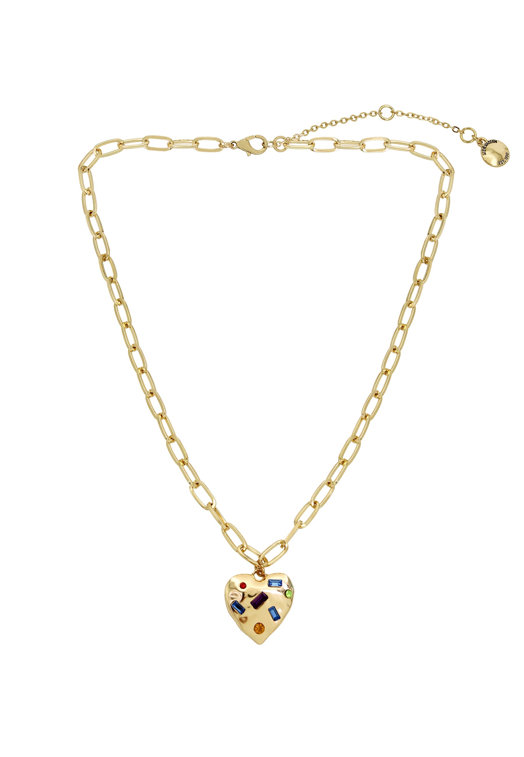 Multi Star Women's Gold Earrings Pendant Set