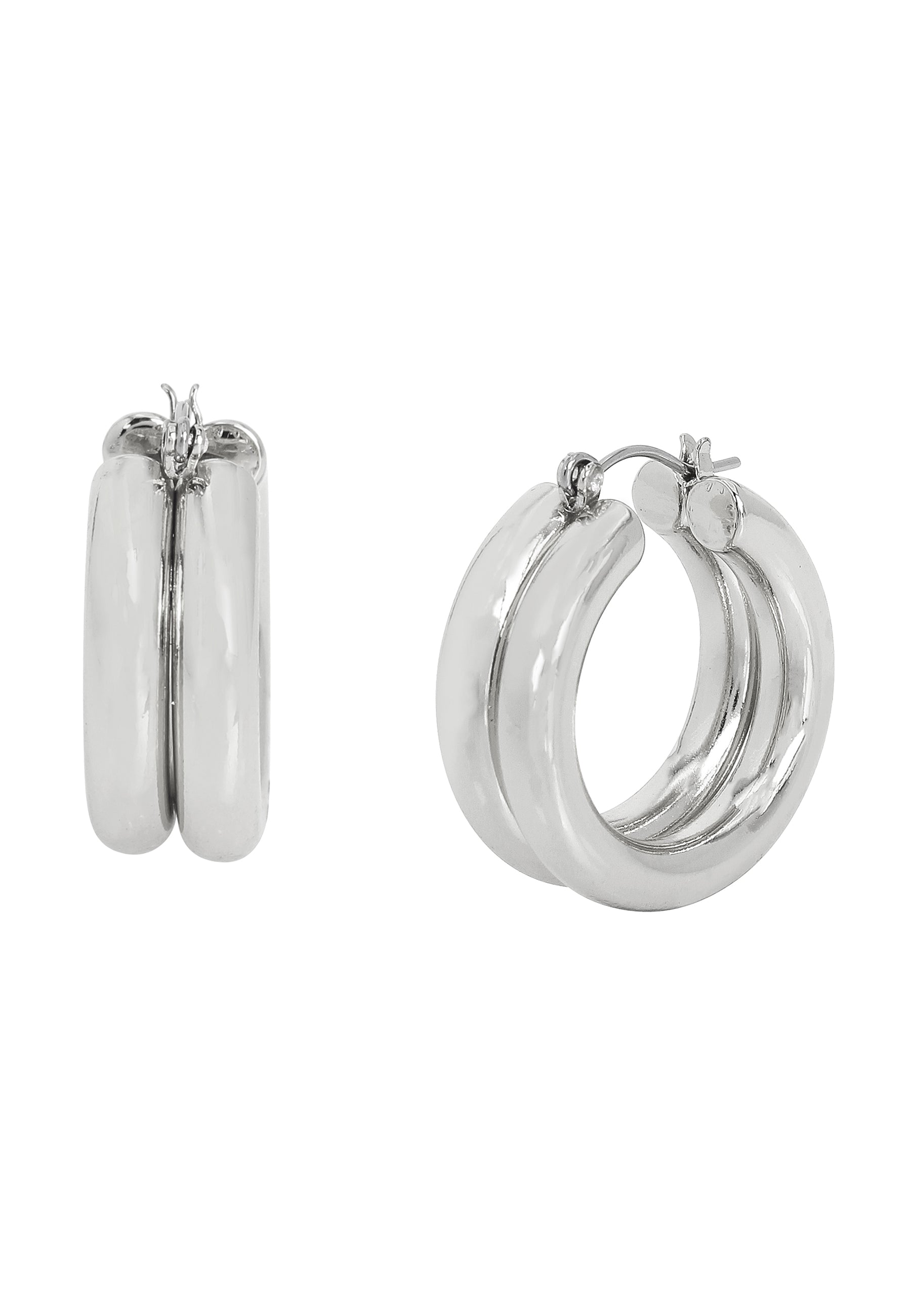 Hoops Women's Silver Earrings