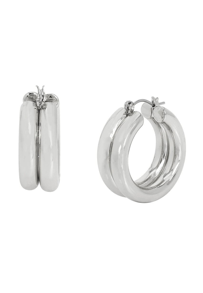 Hoops Women's Silver Earrings