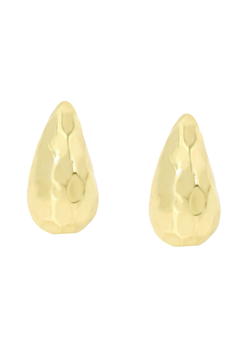 Disco Stud Women's Gold Earrings