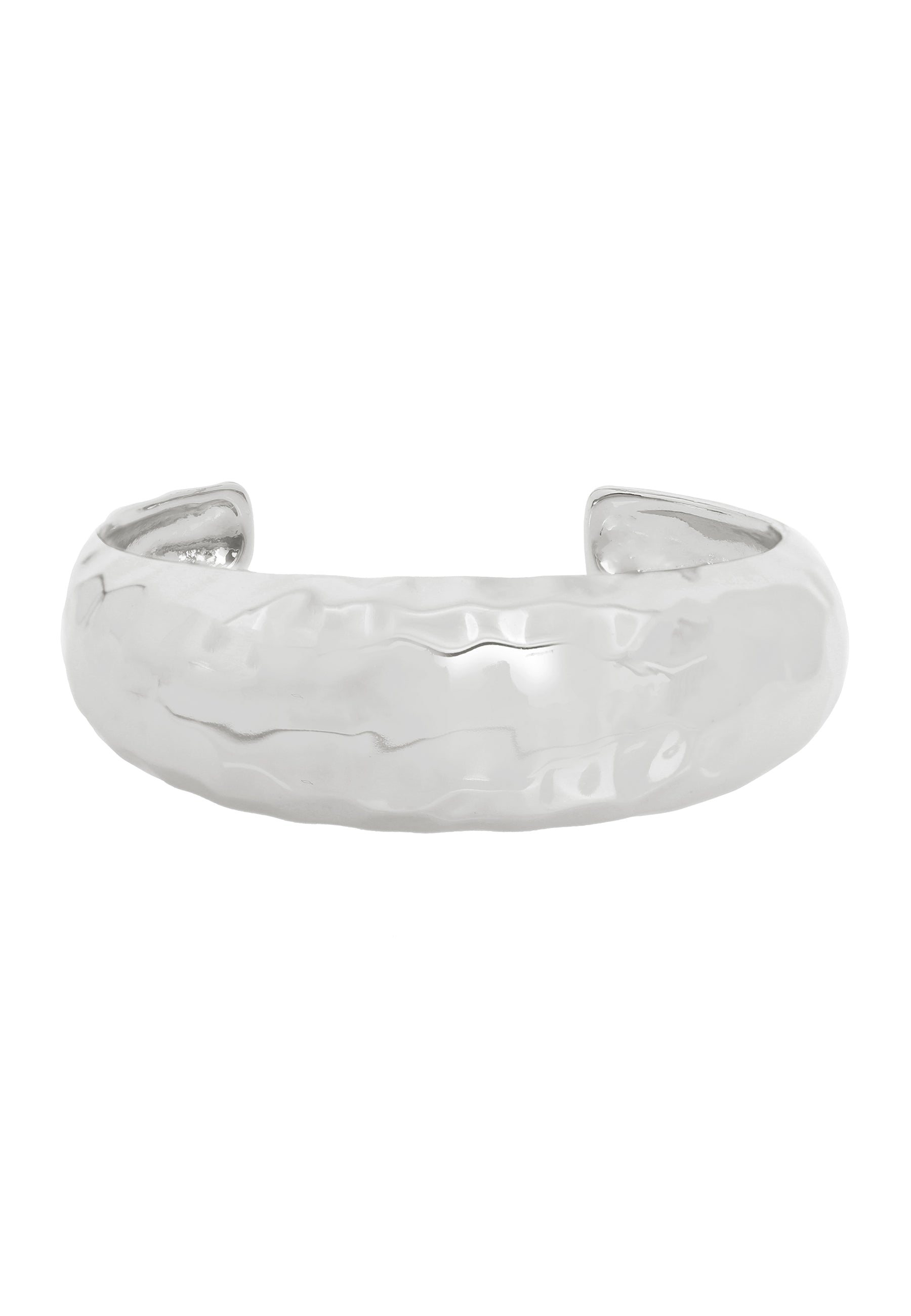 Disco Cuff Women's Silver Bracelet