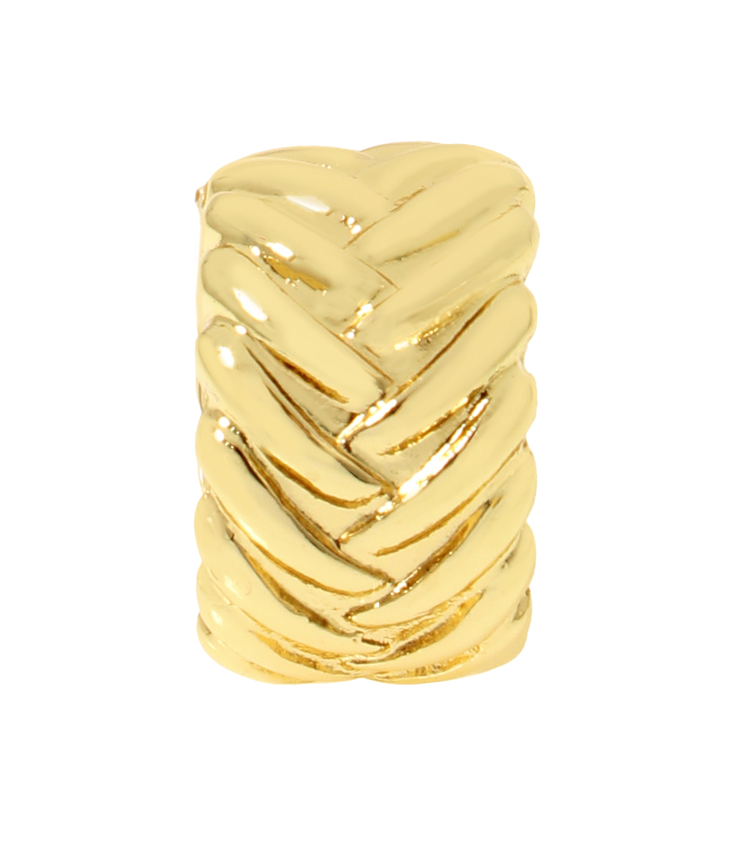 Woven Women's Gold Hand Cuff - view 3