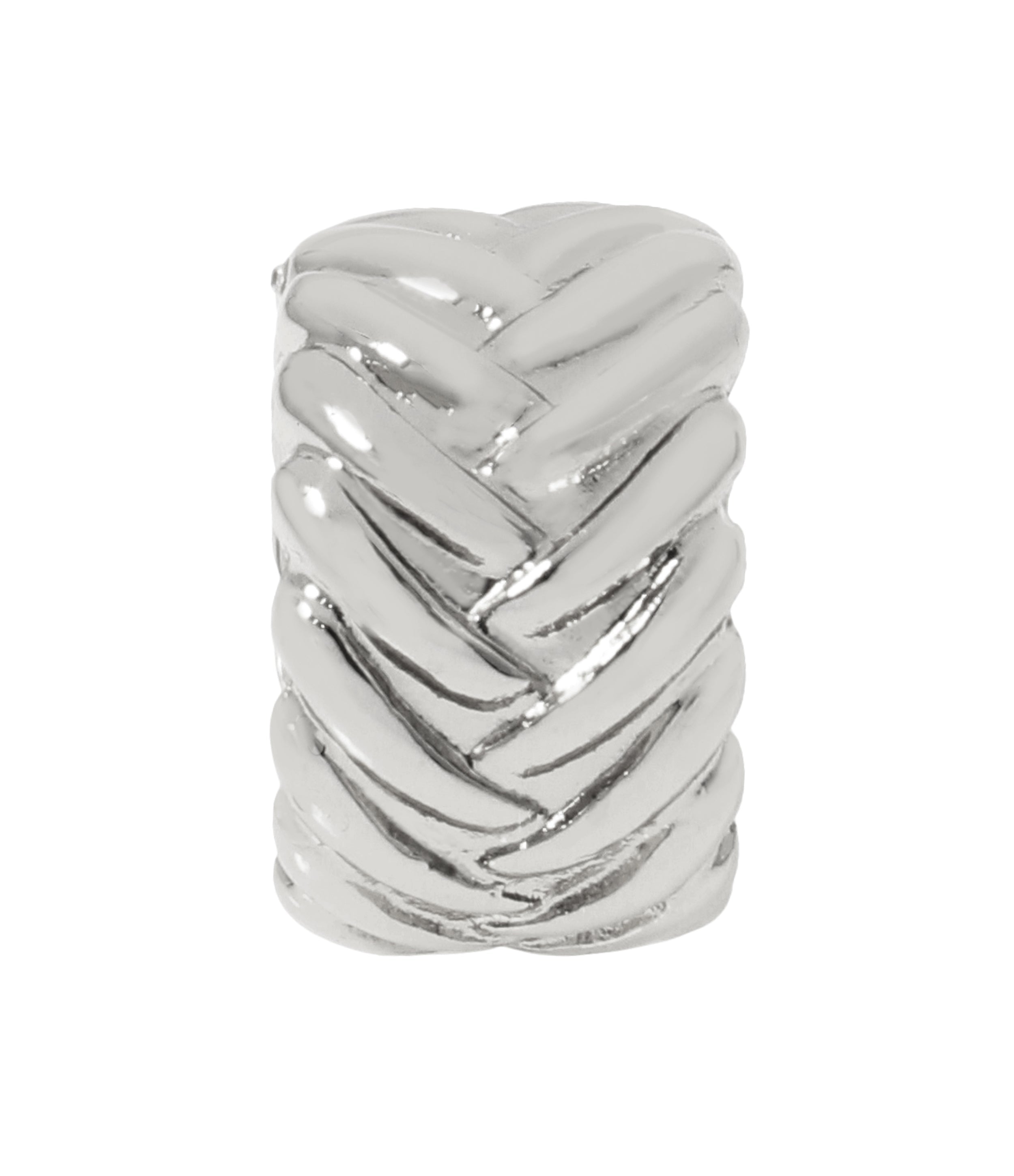Woven Women's Gunmetal Hand Cuff - view 3