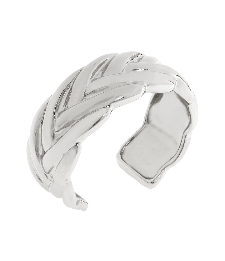 Woven Women's Gunmetal Hand Cuff - view 3