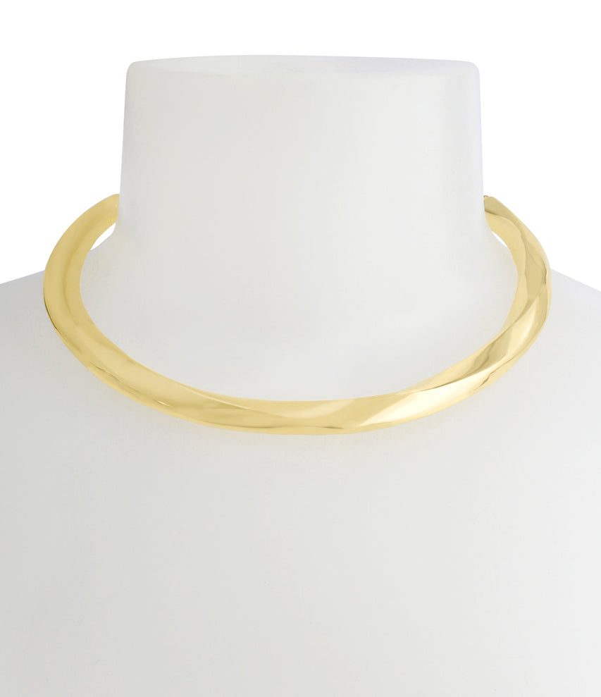 Twisted Women's Gold Necklace - view 3