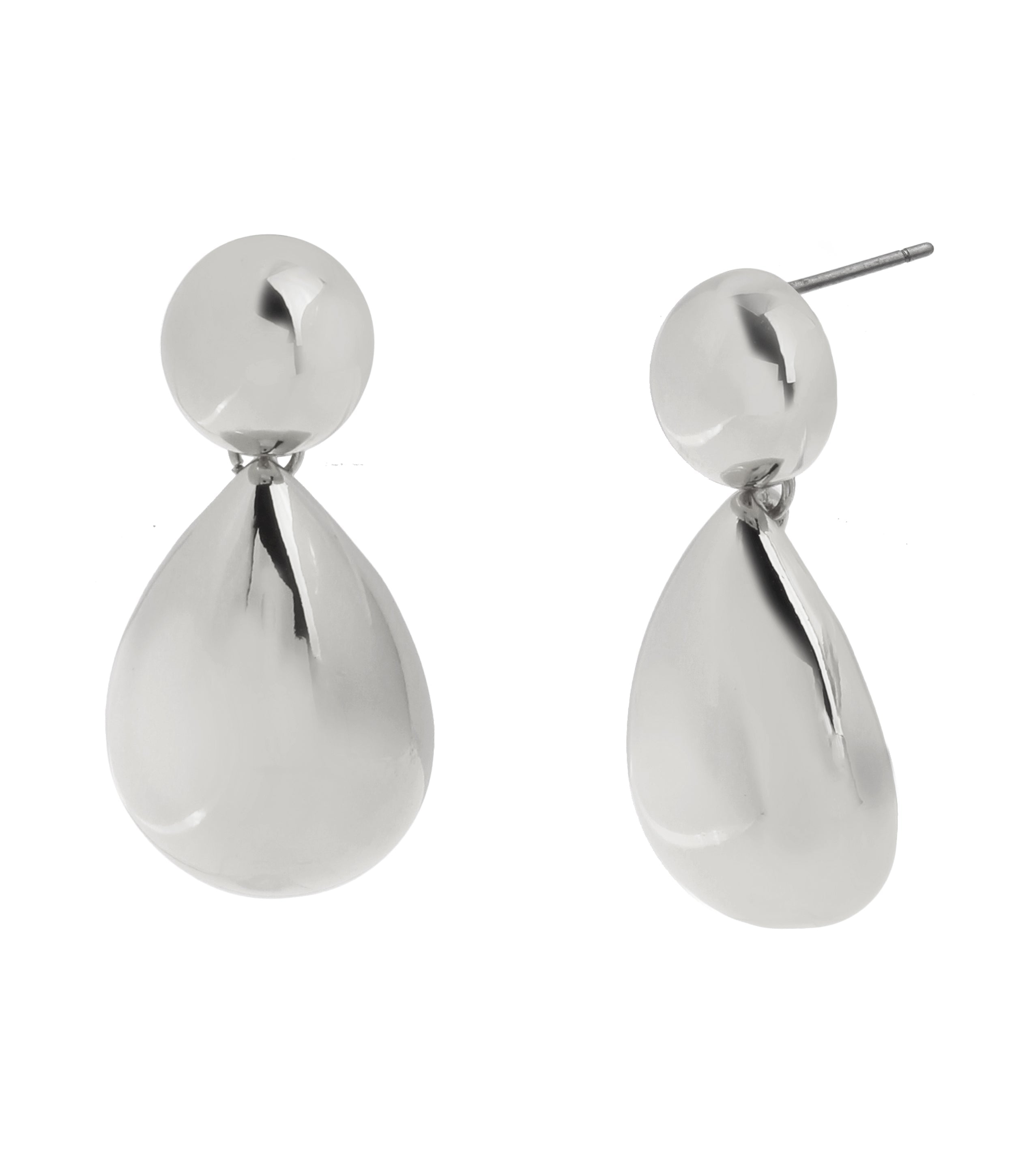 Teardrop Women's Gunmetal Earrings