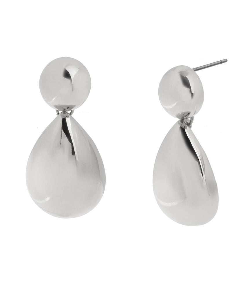 Teardrop Women's Gunmetal Earrings