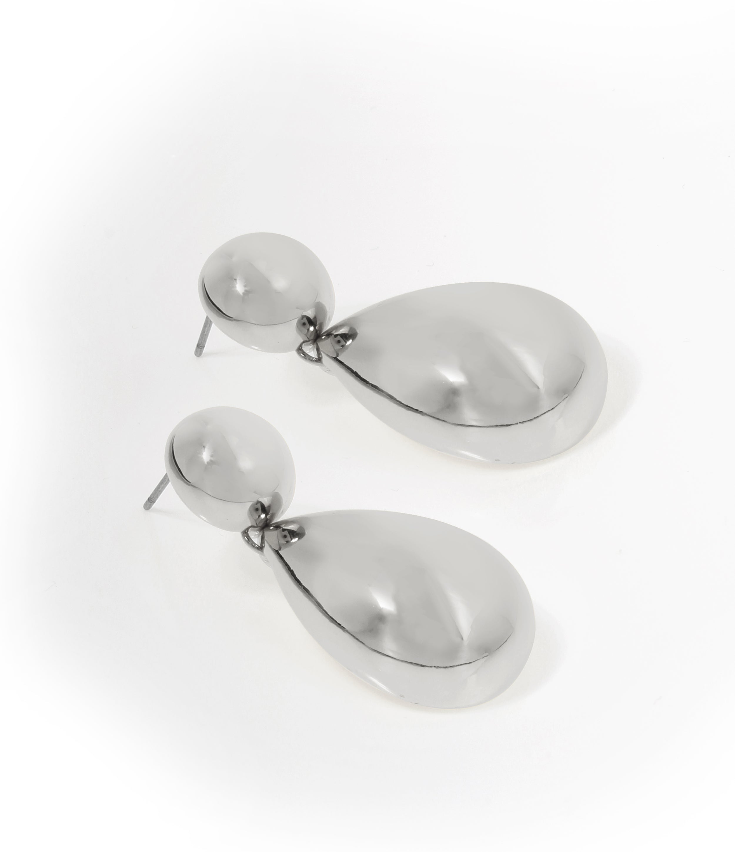 Teardrop Women's Gunmetal Earrings - view 3