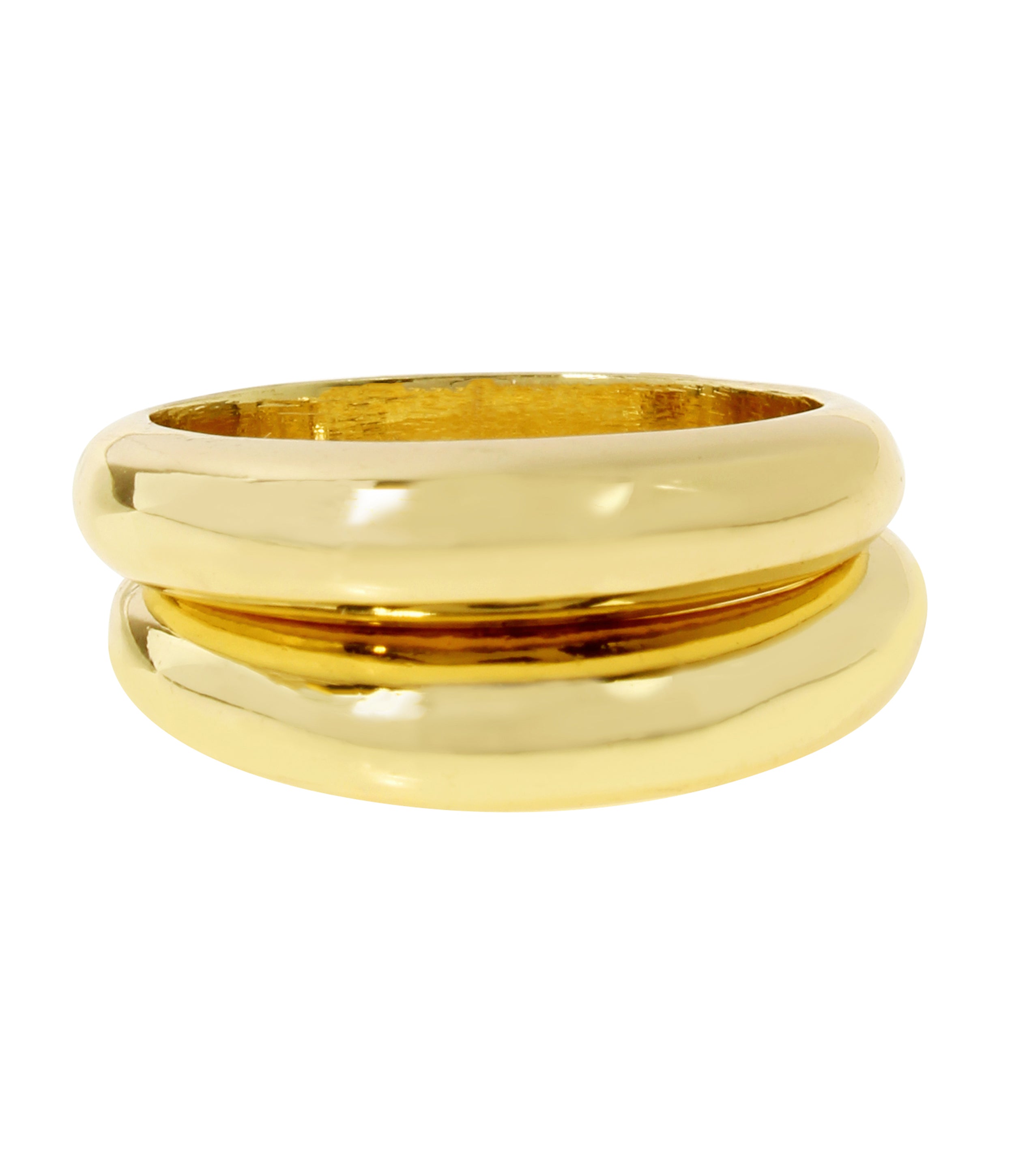 Oval Women's Gold Rings - view 3