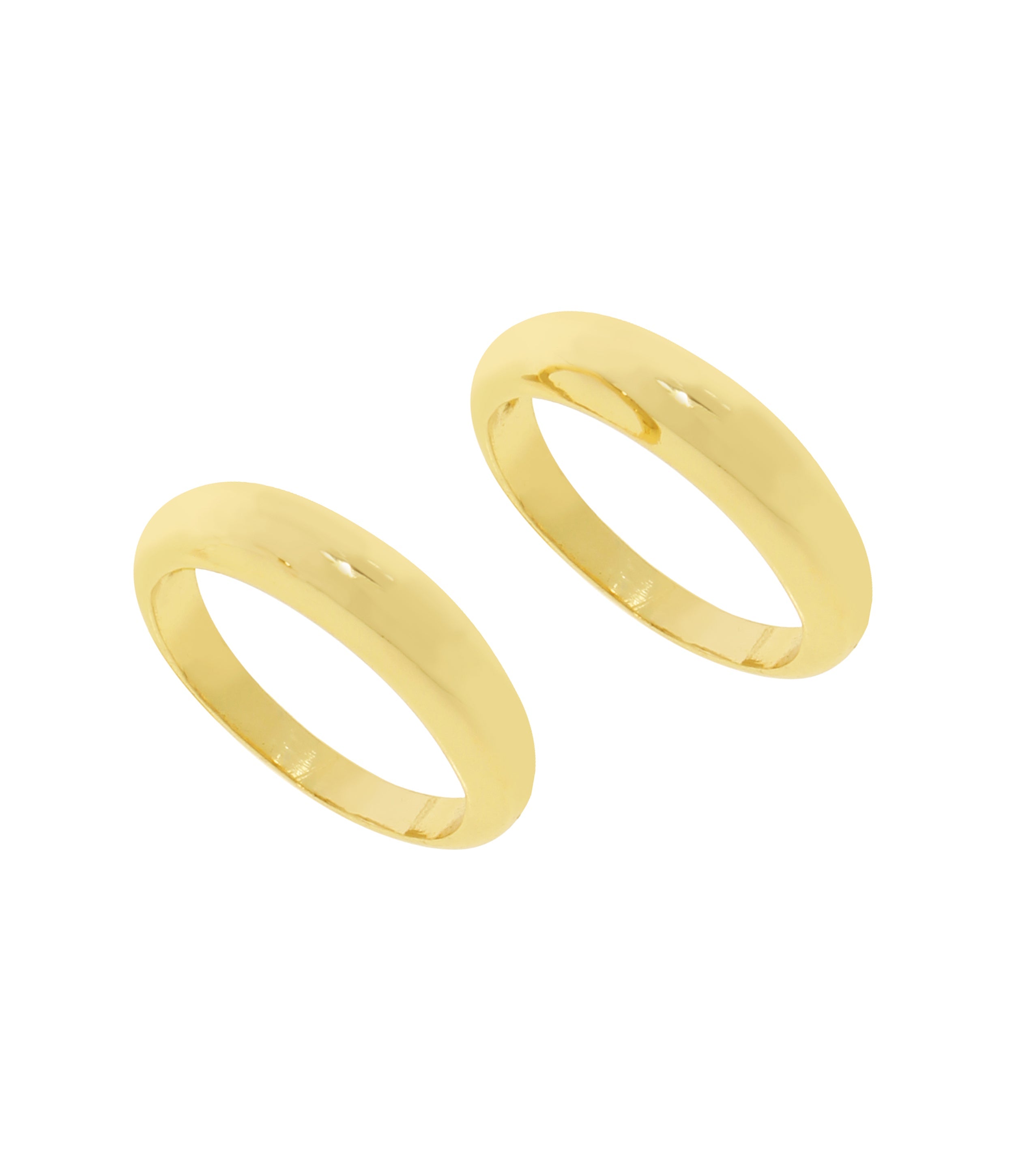 Oval Women's Gold Rings - view 2