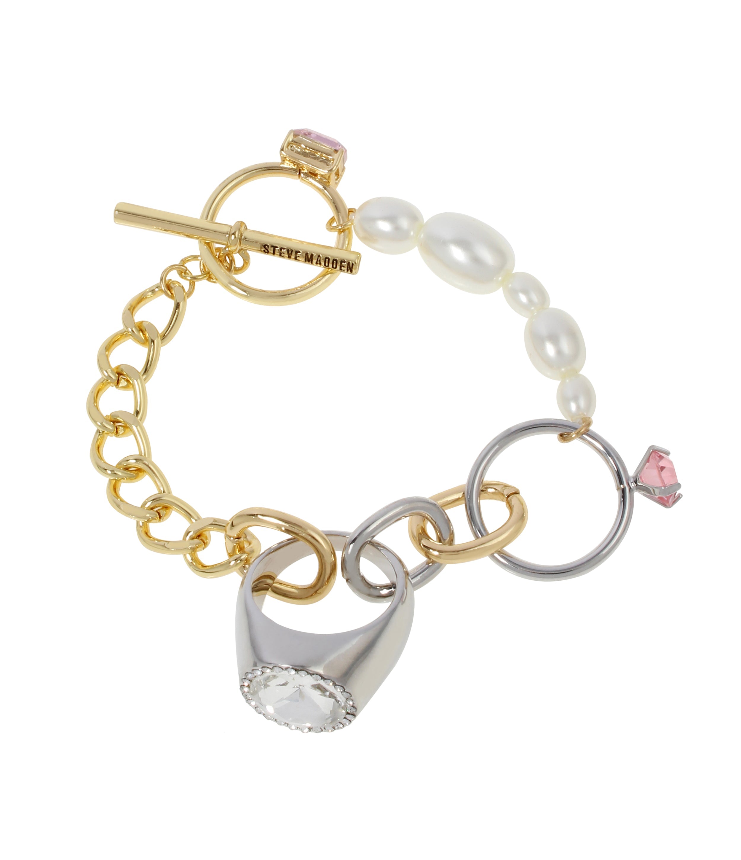 Flex Pearl Women's Gold Bracelet