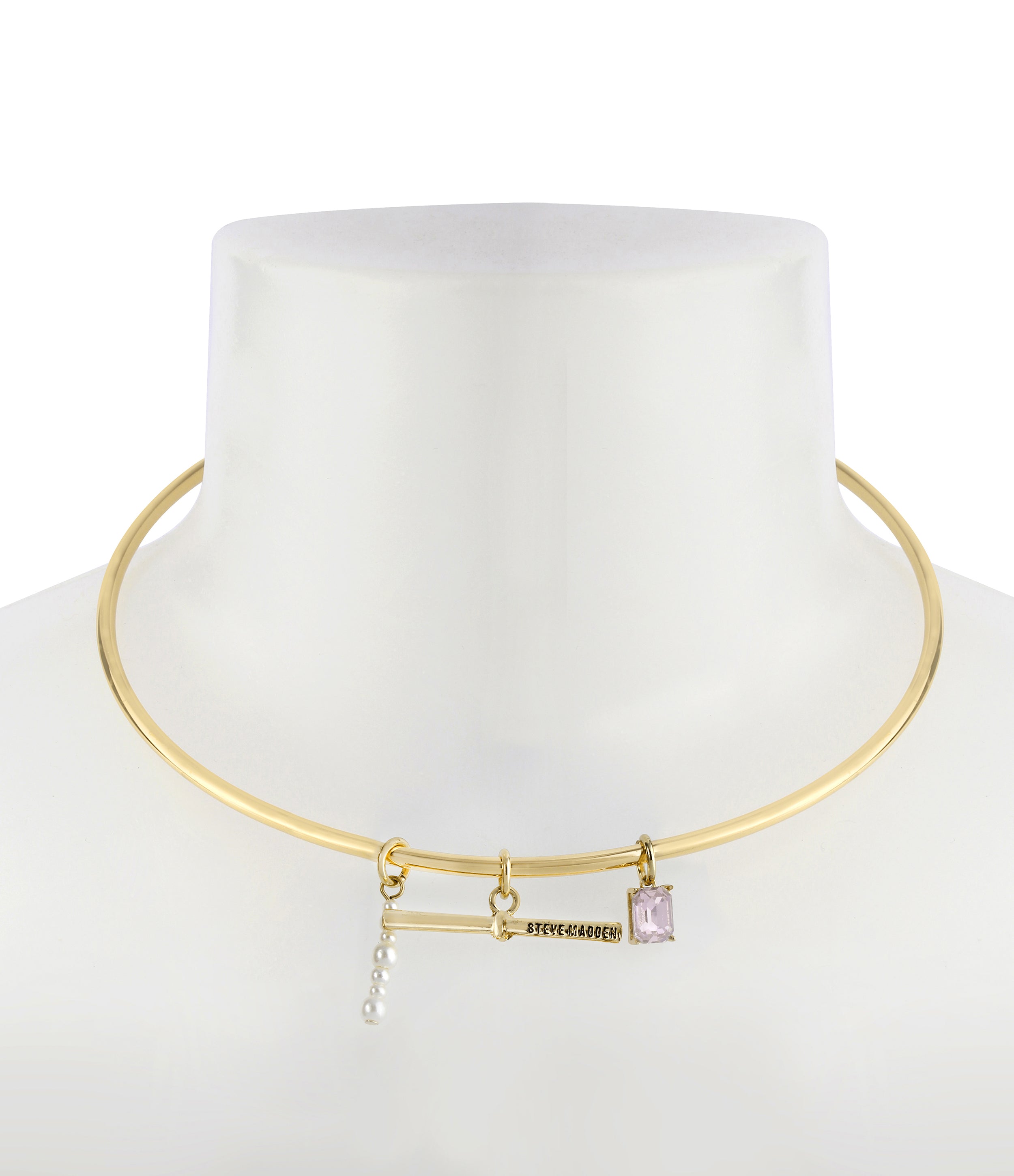 Pearl Crystal Women's Ivory Necklace - view 3