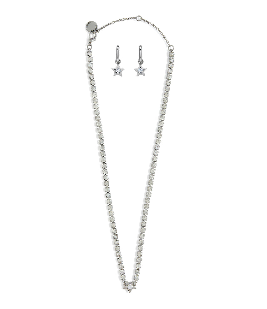 Star Set Women's Crystal Necklace