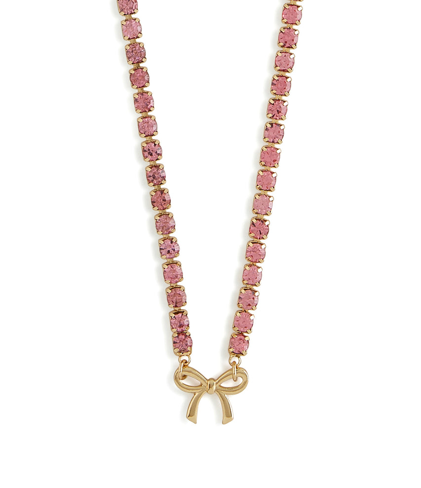 Bow Women's Ivory Pearl Necklace Set - view 3