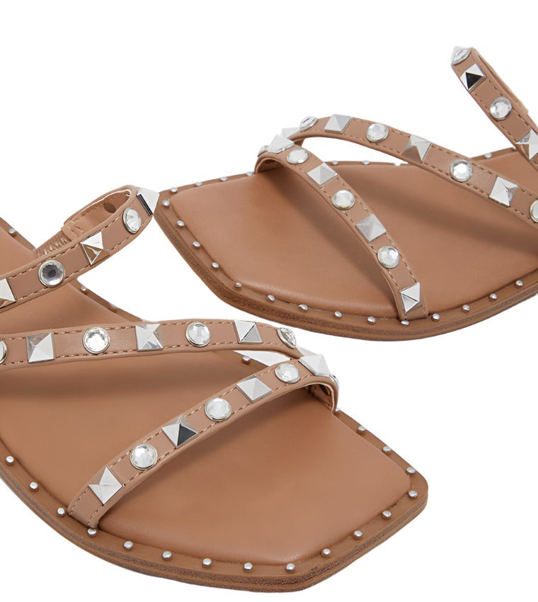 Sophie Women's Tan Flat Sandals - view 4