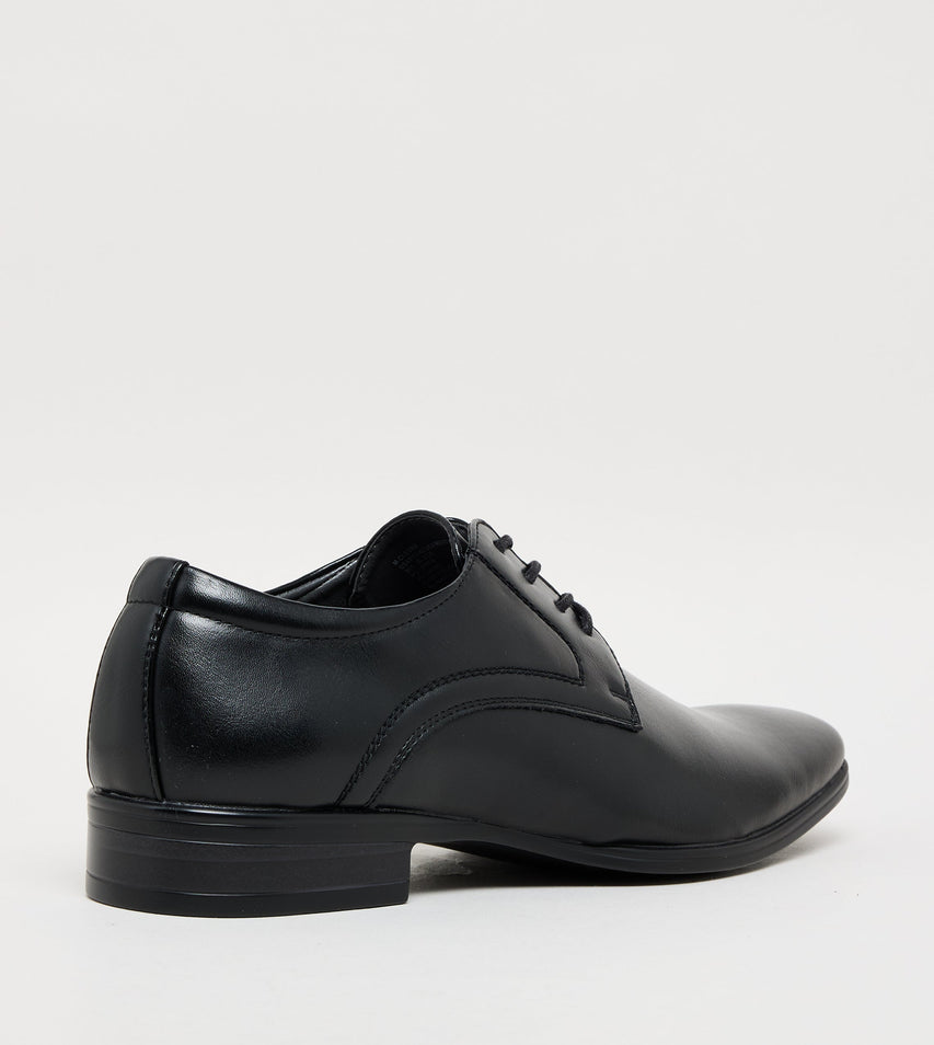 M-Clevrr Men's Black Formal Shoes - view 6