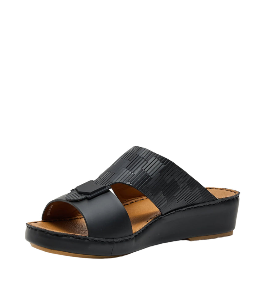 Rivaro Men's Black Arabic Sandals - view 2