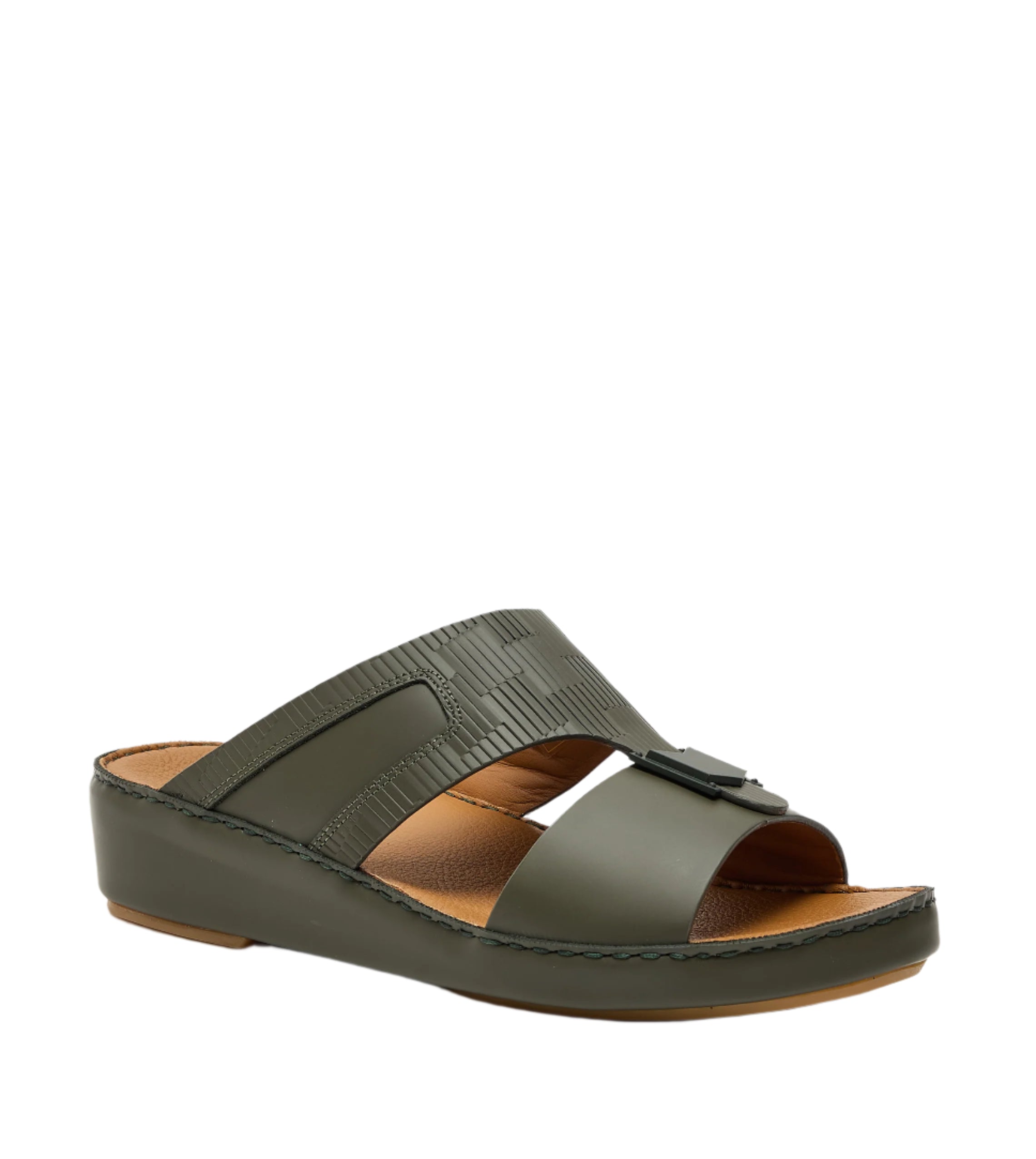 Rivaro Men's Olive Arabic Sandals