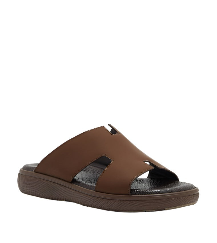 Averin Men's Brown Arabic Sandals