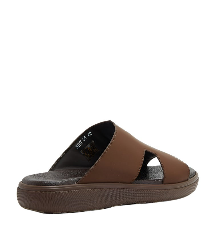 Averin Men's Brown Arabic Sandals - view 3