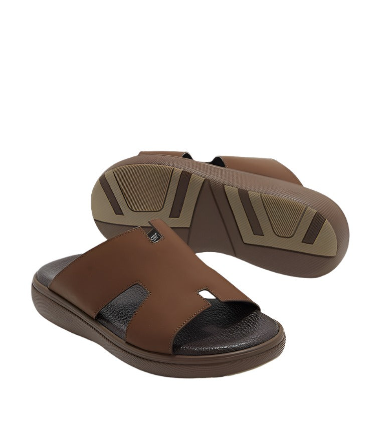 Averin Men's Brown Arabic Sandals - view 2