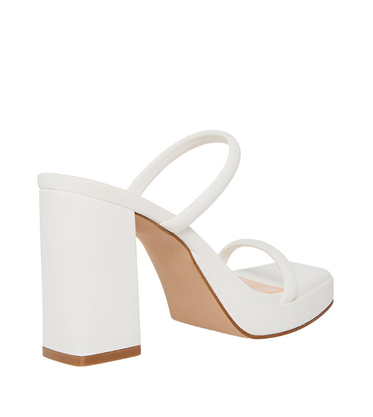 POLLY WHITE HEELS - view 3