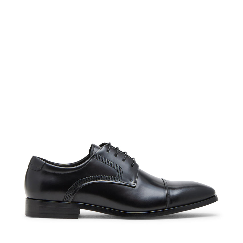 Lestville Men's Black Formal Shoes