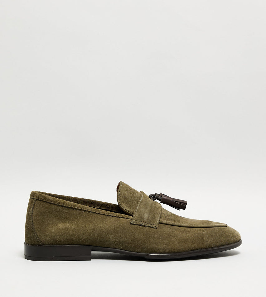 SWIFTON OLIVE LOAFERS & MOCCASSINS