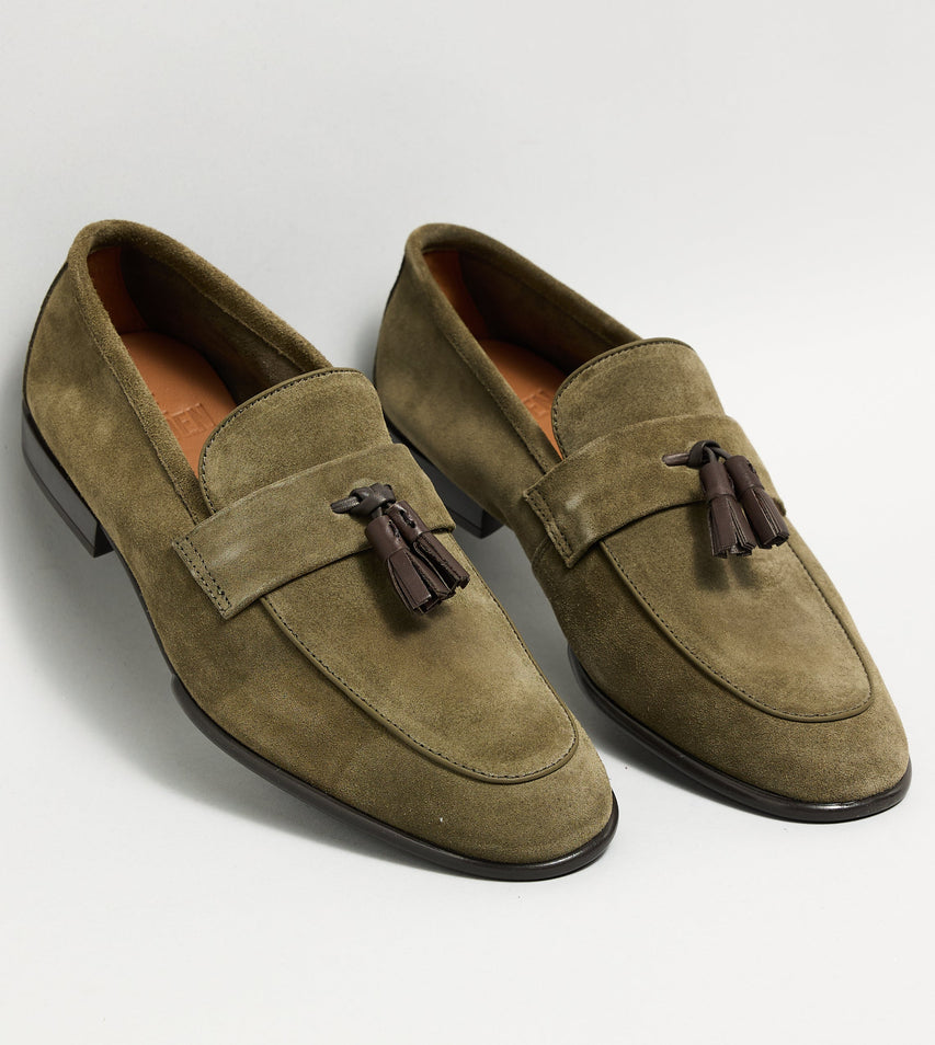 SWIFTON OLIVE LOAFERS & MOCCASSINS - view 4