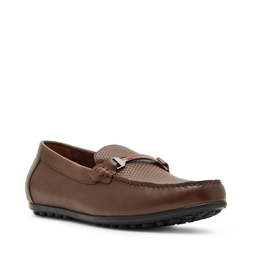 Golberg Men's Cognac Leather Loafers - view 2