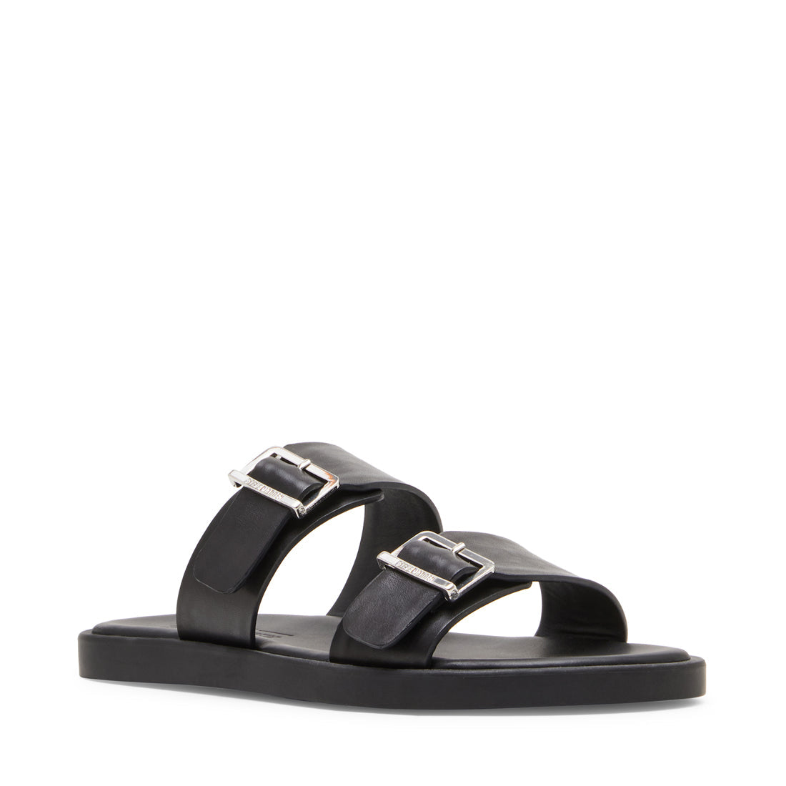 Gritty Men's Black Leather Arabic Sandals - view 2