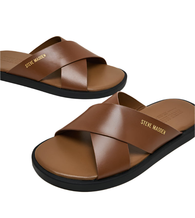 Granuluar Men's Tan Leather Arabic Sandals - view 4