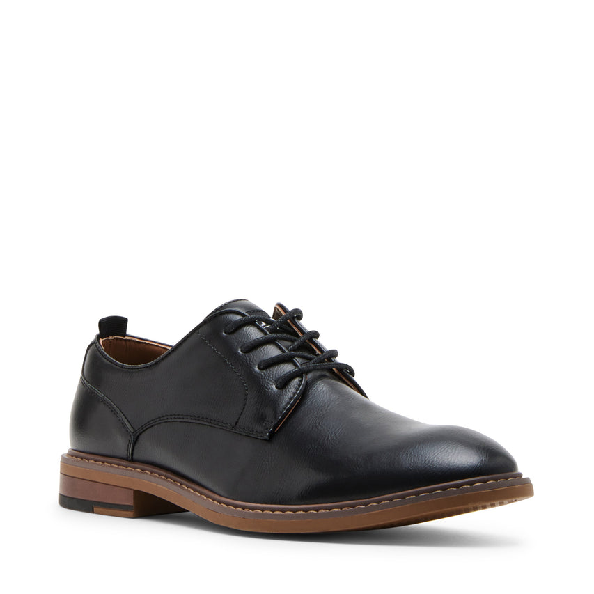 Mearnest Men's Black Formal Shoes