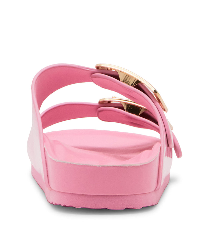 Bodiee Women's Light Pink Patent Flat Sandals - view 4