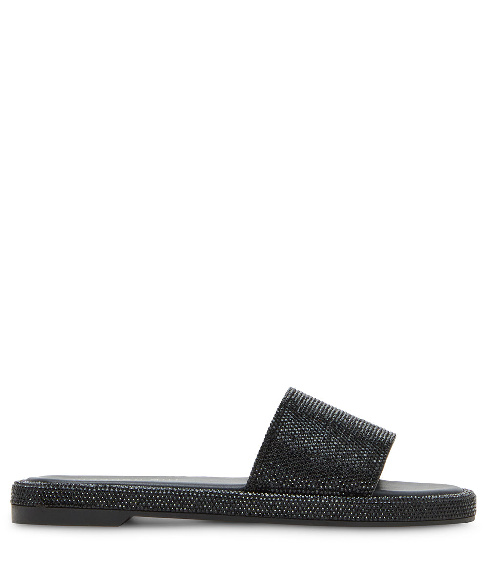 Addiie Women's Silver Multicolor Flat Sandals